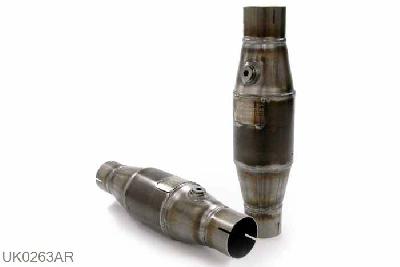 UK0263AR, SBF/FIA approved, 100 cell metallic  outer diameter100mm, 63,5mm (2,5 inch), RVS, Simons, 63,5mm (2,5 inch) binnendiameter, klem verbinding (wordt geleverd zonder klem)