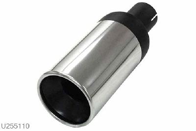 U255110, eindstyling Rondo XL 100mm, 50,8mm (2 inch), RVS, Simons, 50,8mm (2 inch) binnendiameter, klem verbinding (wordt geleverd zonder klem)