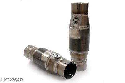 UK0276AR, SBF/FIA approved, 100 cell metallic  outer diameter100mm, 76mm (3 inch), RVS, Simons, 76mm (3 inch) binnendiameter, klem verbinding (wordt geleverd zonder klem)