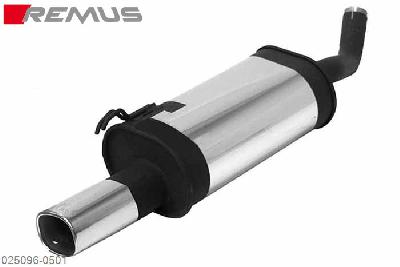 025096 0501, Alfa Romeo 145, Type 930, 1995- , 1.9l TD 66 kW (AR33601), 1995- , 2.0l TD 66 kW (AR33601), 1998-, Remus Sport exhaust with 1 tail pipe 92x78 mm