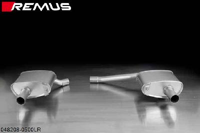 048208 0500LR, Audi A4 B8 Quattro Sedan and Avant, type 8K, Year 2008- , 3.2l V6 FSI 195 kW (CAL), Remus Sport exhaust left and sport exhaust right (without tail pipes)