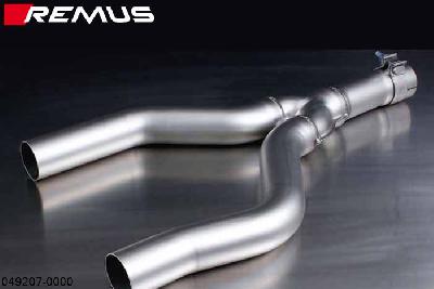 049207 0000, Audi Q7, type 4L, Year 2006- , 4.2l 257 kW, 3.0l TDI 171 kW, Remus Y-tube for mounting on 3.0l TDI models