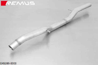 045399 0000, Audi TT Quattro, type 8N, 1999- , 1.8l Turbo 165 kW, 1.8l Turbo 132 kW, Remus RACING tube without homologation, instead of front silencer