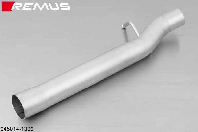 045014 1300, Audi TT, Coupe and Cabrio, Typ 8S, FWD and Quattro, type 8S, Year 2014- , 2.0l TFSI 169 kW, Remus RACING tube without homologation, instead of front silencer, only for 2.0l TFSI 169 kW QuattroOriginal tube round 65 mm, REMUS tube round 70 mm