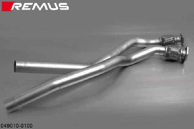 049010 0100, Audi S/RS RS5 Quattro Coupe and Cabrio, type 8T, Year 2010- , 4.2l 331 kW (CFS), Remus RACING tube without homologation, instead of front silencer