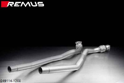 049114 1200, Audi S/RS S4 B8 Quattro Avant, type 8K, Year 2010- , 3.0l TFSI 245 kW (CAKA), Remus RACING cat replacement tube left/right, without homologation