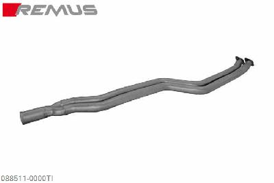 088511 0000TI, BMW 1 Series M Coupe E82, type M-V, Year 2011- , 3.0l 250 kW (AAU), Remus Titanium RACING replacement tube, pre-cat back, main cat and front silencer omitted, without homologation