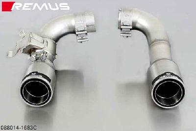 088014 1683C, BMW 2 Series F22 Coupe, Year 2014- , M235i 3.0l 240 kW, Remus Tail pipe set L/R consisting of 2 tail pipes round 84 mm Street Race, with integrated valve, incl. EEC homologationThe activation of the valve is carried out using the original actuator via the vehicle onboard electronics.