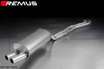 087087 0500, BMW 3 Series E30, 3/1, Sedan / Touring / Coupe 320i / 325i with Cat, Remus Sport exhaust for left-system (without tail pipes)
