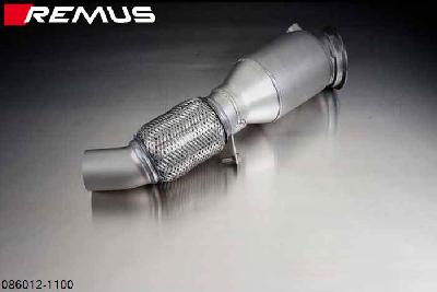 086012 1100, BMW 4 Series F32 Coupe/ F36 Gran Coupe, Year 2013- , 420i/420ix 2.0l 135 kW (N20B20B), 428i/428ix 2.0l 180 kW (N20B20A), Remus RACING downpipe with sport catalytic convertor (200 CPSI), only for F30/F31 328i and F32/F36 428i, NOT for xDrive models, without homologation