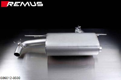086012 0500, BMW 4 Series F32 Coupe/ F36 Gran Coupe, Year 2013- , 420i/420ix 2.0l 135 kW (N20B20B), 428i/428ix 2.0l 180 kW (N20B20A), Remus Sport exhaust for L/R system (without tail pipes), without valve