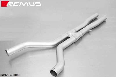 089207 1000, BMW M3 E90 Sedan / E92 Coupe / E93 Cabrio, 4.0l V8 309 kW (S65B40A), Year 2007-, Remus RACING tube without homologation, instead of middle silencer, original pipe must be cut