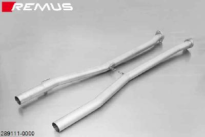 289111 0000, Hyundai Genesis Coupe, type BK20/BK38, Year 2011- , 2.0l 156 kW (G4KF), 3.8l V6 224 kW (G6DA), Remus Cat-Back connection tube for mounting on 3.8l V6 224 kW