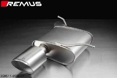 359511 0585SR, Jeep Jeep Grand Cherokee 4x4, type WK, Year 2011- , 5.7l V8 259 kW, Remus Sport exhaust right with 1 tail pipe round 127 mm angled