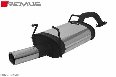 606302 3501, Nissan Primera Touring, type P12, Year 2002- , 2.2l TDI 93 kW, Remus Sport exhaust with 1 tail pipe 92x78 mm