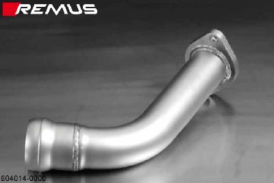 604014 0000, Nissan Qashqai, type J11, 2WD, Year 2013- , 1.2l DIG-T 85 kW, 1.6l 120 kW, 1.5l dCi 81 kW, 1.6l dCi 96 kW, Qashqai, type J11, 4WD, Year 2013- , 1.6l 120 kW, 1.6l dCi 96 kW, Remus Connection tube for mounting on 1.2l DIG-T 85 kW, 1.5l dCi 81 kW, 1.6l dCi 96 kW 2WD