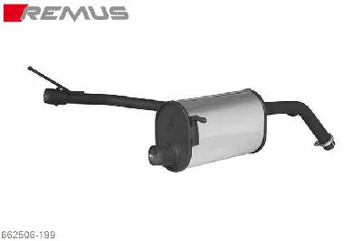 662506 199, Peugeot 207, 3 and 5 door, Year 2006- , 1.4l 54/65 kW, Remus PowerSound sport exhaust with manual valve control system (without tail pipes)