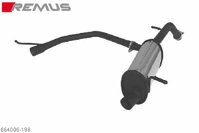 664006 198, Peugeot 207, 3 and 5 door, Year 2006- , 1.4l HDI 50 kW, 1.6l HDI 66/80 kW, Remus Sport exhaust for L/R system (without tail pipes)
