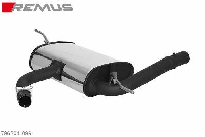 796204 099, Seat Toledo, type 5P, Year 2005- , 1.6l 75 kW, Remus PowerSound sport exhaust with manual valve control system (without tail pipes)