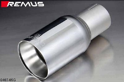 0407 05G, Suzuki Swift Hatchback 3 and 5 door, type MZ, Year 2005- , 1.3l 68 kW (M13A), 1.5l 74 kW (M15A), Remus 1 tail pipe round 90 mm straight