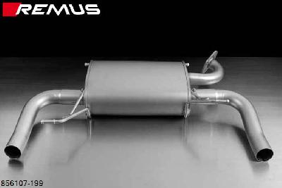 856107 199, Suzuki Swift Sport, type MZ, Year 2006- , 1.6l 16V 92 kW (M16A), Remus PowerSound sport exhaust with manual valve control system (without tail pipes)