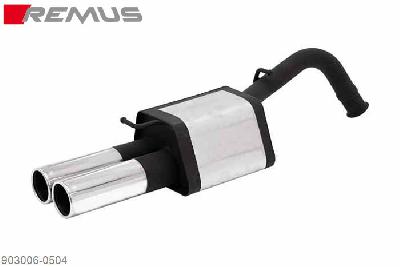 903006 0504, Toyota Yaris, Year 2006- , 1.4l D-4D 66 kW, Remus Sport exhaust with 2 tail pipes round 76 mm