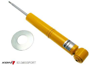 82-2465SPORT, Koni Sport schokdemper Achteras, Audi A6 (C5, 4B) Avant Quattro incl. V8, 1997-2000, excl. Audi Sport ophanging, Demping instelbaar, alleen voor montage (in uitgebouwde toestand), Standaard lengte , verlaging tot max. -40mm