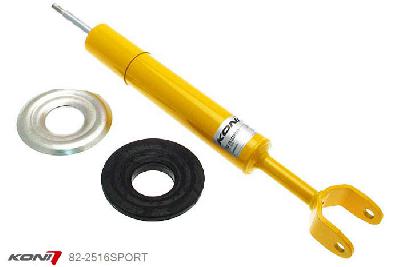 82-2516SPORT, Koni Sport schokdemper Vooras, Audi A6 (C5, 4B) Sedan Quattro incl. V8, 1997-2000, met Audi Sport ophanging, Demping instelbaar, alleen voor montage (in uitgebouwde toestand), Standaard lengte , verlaging tot max. -40mm