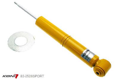 82-2526SPORT, Koni Sport schokdemper Achteras, Audi A6 (C5, 4B) Sedan Quattro incl. V8, 2000-2004, met Audi Sport ophanging, Demping instelbaar, alleen voor montage (in uitgebouwde toestand), Standaard lengte , verlaging tot max. -40mm