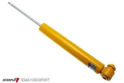 8240-1230SPORT, Koni Sport schokdemper Achteras, Audi A6 (C6, 4F) Avant, incl. Quattro, 01/2005-2011, excl. luchtophanging, Demping instelbaar, alleen voor montage (in uitgebouwde toestand), Standaard lengte , verlaging tot max. -40mm