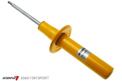 8240-1261SPORT, Koni Sport schokdemper Vooras, Audi A6 (C7, 4G) Sedan, 2011-2015, excl. lucht-, Audi sport- en S-line ophanging, Demping instelbaar, alleen voor montage (in uitgebouwde toestand), Standaard lengte , verlaging tot max. -40mm