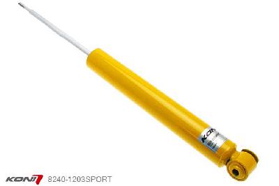 8240-1203SPORT, Koni Sport schokdemper Achteras, BMW E46, 2000-2006, Demping instelbaar, alleen voor montage (in uitgebouwde toestand), Standaard lengte , verlaging tot max. -40mm