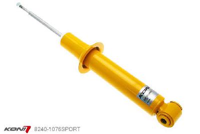 8240-1076SPORT, Koni Sport schokdemper Achteras, BMW Sedan, excl. M-Technik, EDC, 1988-07/1990, 525i, 530i, 535i, 524td, M14 moer, Demping instelbaar, alleen voor montage (in uitgebouwde toestand), Standaard lengte , verlaging tot max. -40mm