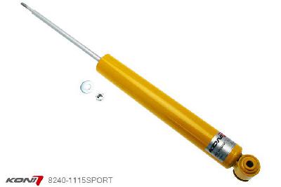 8240-1115SPORT, Koni Sport schokdemper Achteras, BMW Sedan/Coupe/Touring/Cabrio incl. M-Technik, 1990-1998, 316i, 318i, 320i, 323i, 328i, 318+325tds, Demping instelbaar, alleen voor montage (in uitgebouwde toestand), Standaard lengte , verlaging tot max. -40mm
