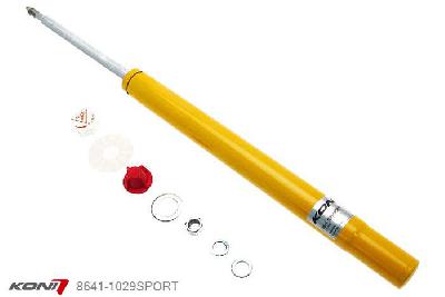 8641-1029SPORT, Koni Sport schokdemper Vooras, BMW Sedan/Touring/Cabrio incl. M-Technik, 09/1982-1991, voor McPherson met 45 mm diam. behuizing, Demping instelbaar  d.m.v. stelknop, Standaard lengte , verlaging tot max. -40mm