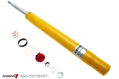 8641-1021SPORT, Koni Sport schokdemper Vooras, BMW Sedan/Touring/Cabrio incl. M-Technik, 09/1982-1991, 318is, 323i, 325i, 324td, McPherson met 51 mm diam. behuizing, Demping instelbaar  d.m.v. stelknop, Standaard lengte , verlaging tot max. -40mm