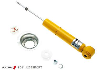 8041-1252SPORT, Koni Sport schokdemper Achteras, Mazda Miata NB, 1998-2005, Demping instelbaar  d.m.v. stelknop, Standaard lengte , verlaging tot max. -40mm