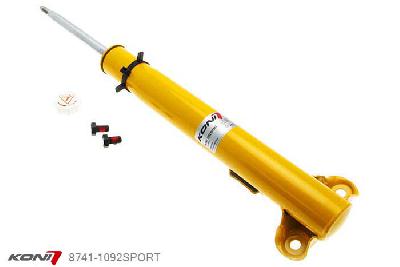 8741-1092SPORT, Koni Sport schokdemper Vooras, Mercedes 190E 2.3-16V, 1984-1990, Demping instelbaar  d.m.v. stelknop, Standaard lengte , verlaging tot max. -40mm