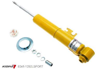 8241-1252LSPORT, Koni Sport schokdemper Achteras links, Mini One, Cooper (S), 2007-2013, incl. JCW + Cabrio (R56, R57), Demping instelbaar  d.m.v. stelknop, Standaard lengte , verlaging tot max. -40mm