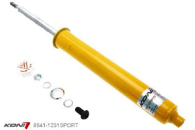 8641-1231SPORT, Koni Sport schokdemper Vooras, Mitsubishi Eclipse Coupe (D22A) Voorwiel aandrijving, 1990-1994, alleen voor KYB veerpoten, Demping instelbaar  d.m.v. stelknop, Standaard lengte , verlaging tot max. -40mm