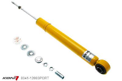 8041-1208SPORT, Koni Sport schokdemper Achteras, Mitsubishi Eclipse Coupe en Spyder, 2000-2005, Demping instelbaar  d.m.v. stelknop, Standaard lengte , verlaging tot max. -40mm