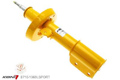 8710-1369LSPORT, Koni Sport schokdemper Vooras links, Opel Astra G Sedan, Hatchback, 03/1998-04/2004, Demping instelbaar  d.m.v. stelknop, Standaard lengte , verlaging tot max. -40mm