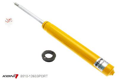 8610-1263SPORT, Koni Sport schokdemper Vooras, Opel Vectra A 2.0-16V Turbo 4WD, 1991-1995, Demping instelbaar  d.m.v. stelknop, Standaard lengte , verlaging tot max. -40mm