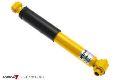 26-1653SPORT, Koni Sport schokdemper Achteras, Peugeot 206 RC, 2003-2006, Demping instelbaar, alleen voor montage (in uitgebouwde toestand), Standaard lengte , verlaging tot max. -40mm
