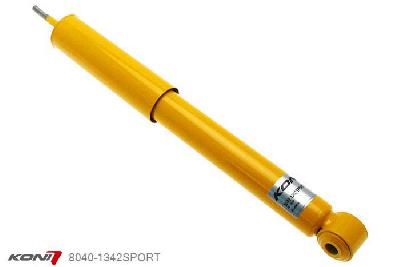 8040-1342SPORT, Koni Sport schokdemper Achteras, Saab 9-3 Cabriolet, 08/2003-2007, Demping instelbaar, alleen voor montage (in uitgebouwde toestand), Standaard lengte , verlaging tot max. -40mm