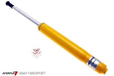 8641-1389SPORT, Koni Sport schokdemper Vooras, Saab 9-3, incl. Coupe, Cabrio, 03/1998-09/2002, incl. Viggen en Aero, Demping instelbaar  d.m.v. stelknop, Standaard lengte , verlaging tot max. -40mm