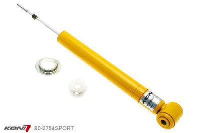80-2754SPORT, Koni Sport schokdemper Achteras, Saab 9-5 Estate, incl. 3.0-V6 en Aero, 09/2001-04/2010, excl. niveauregeling, Demping instelbaar, alleen voor montage (in uitgebouwde toestand), Standaard lengte , verlaging tot max. -40mm