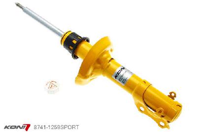 8741-1259SPORT, Koni Sport schokdemper Vooras, Seat 6K Vario 1.9 TDi (81 kW), 1997-2001, Demping instelbaar  d.m.v. stelknop, Standaard lengte , verlaging tot max. -40mm