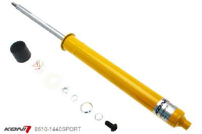 8610-1440SPORT, Koni Sport schokdemper Achteras, Subaru "GD en GG F-G ""Hawk Eye"" 1.5, 2.0", 2005-2007, alleen voor originele veerpoten, Demping instelbaar  d.m.v. stelknop, Standaard lengte , verlaging tot max. -40mm
