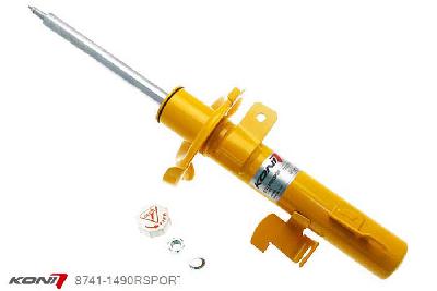 8741-1490RSPORT, Koni Sport schokdemper Vooras rechts, Volvo C70 II, 03/2006-2013, Demping instelbaar  d.m.v. stelknop, Standaard lengte , verlaging tot max. -40mm
